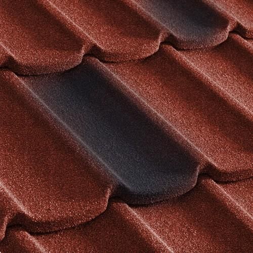 Композитная черепица Metrotile Mistral Красно-черный