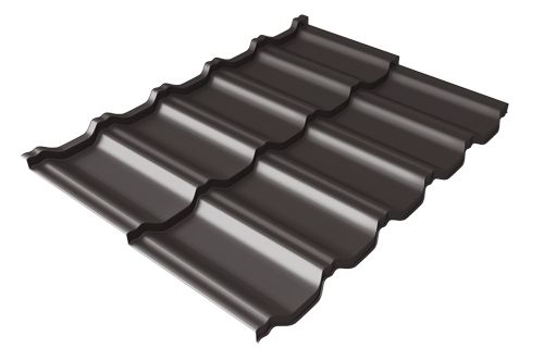 Металлочерепица Grand Line Kvinta Uno GreenCoat Pural Mat