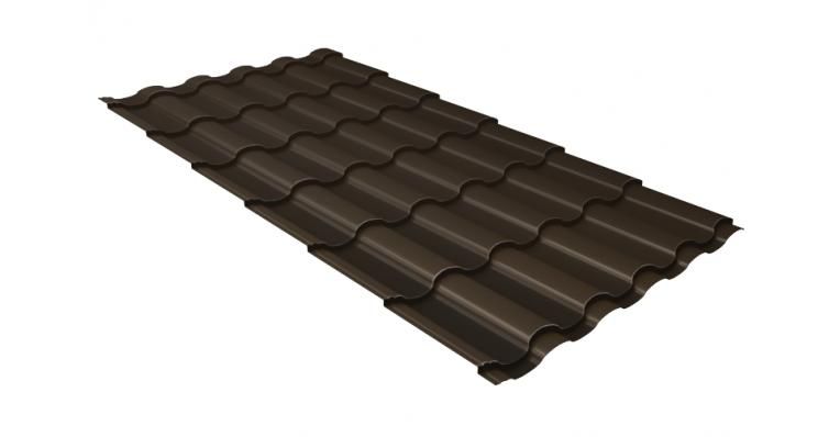 Металлочерепица Grand Line Kredo GreenCoat Pural Mat