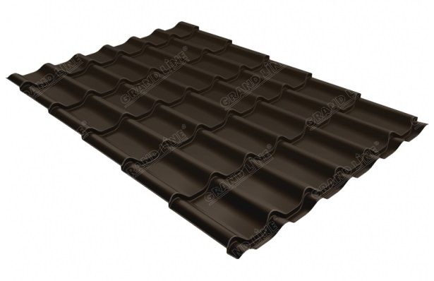 Металлочерепица Grand Line Classic GreenCoat Pural Mat