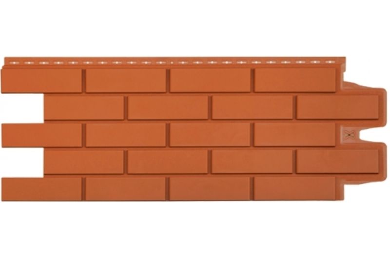 Фасадная панель Grand Line Клинкерный кирпич Classic терракотовый