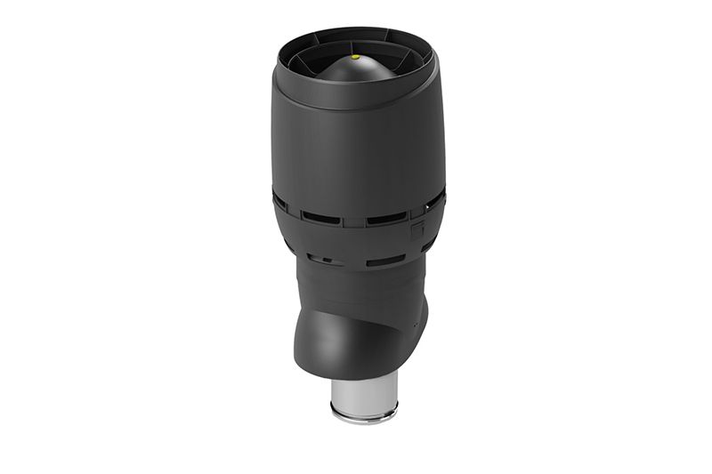 FLOW XL 160P/ИЗ/700 вент. выход черный VILPE