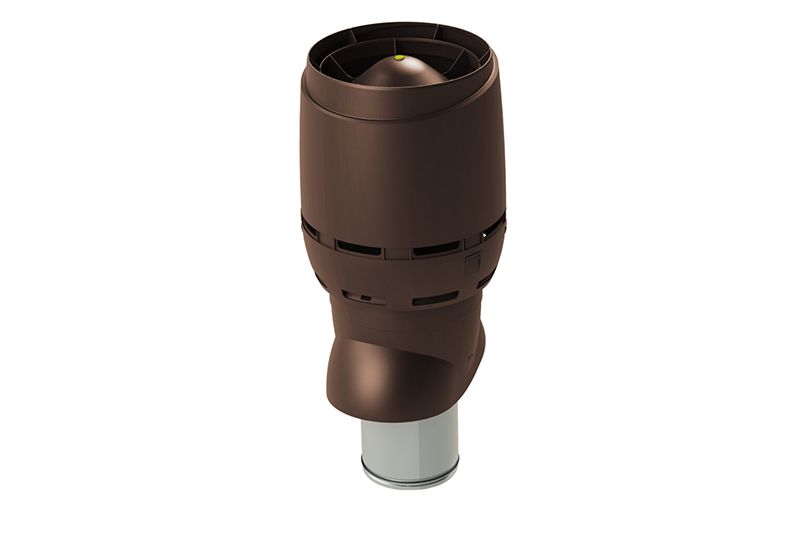 FLOW XL 200P/ИЗ/500 вент. выход коричневый VILPE