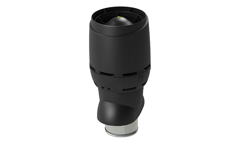 FLOW XL 250P/ИЗ/500 вент. выход черный VILPE