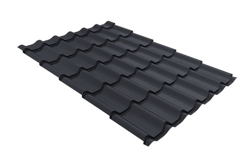 Металлочерепица Grand Line classic Drap RAL 7024