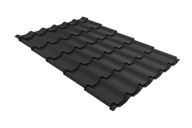 Металлочерепица Grand Line classic Rooftop Бархат RAL 7016