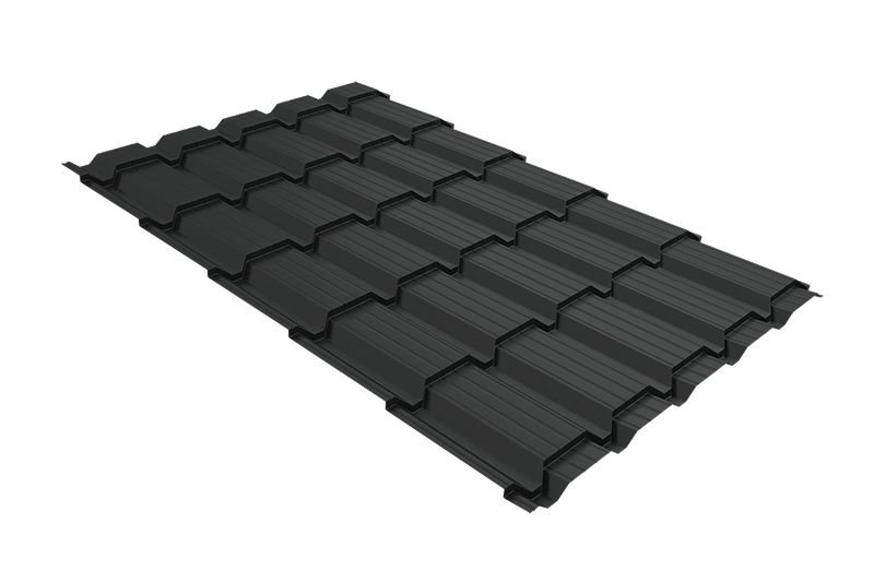 Металлочерепица Grand Line Quadro Drap ТХ RAL 7016