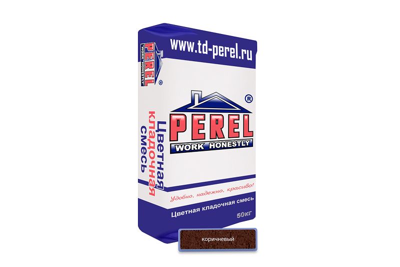 «Perel SL», применяются для кладки кирпича с водопоглощением от 5 до 12 %. 0050 коричневая