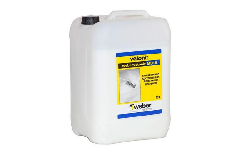Грунтовка-концентрат weber.vetonit MD16, белый, 3 л