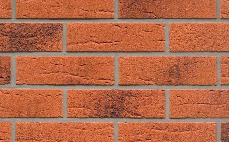 Клинкерная облицовочная плитка Feldhaus Klinker NF 9 R228 terracotta rustico carbo 240*71*9 мм