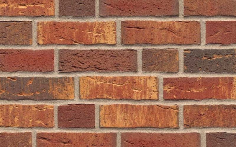 Клинкерная облицовочная плитка ручной формовки Feldhaus Klinker WFD 14 R686 Sintra ardor calino, 215*65*14 мм