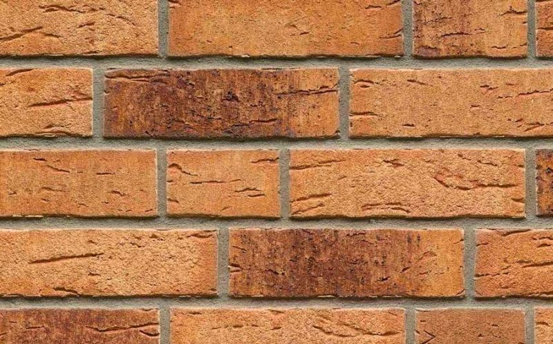 Клинкерная облицовочная плитка ручной формовки Feldhaus Klinker WFD 14 R665 sintra sabioso binaro, 215*65*14 мм