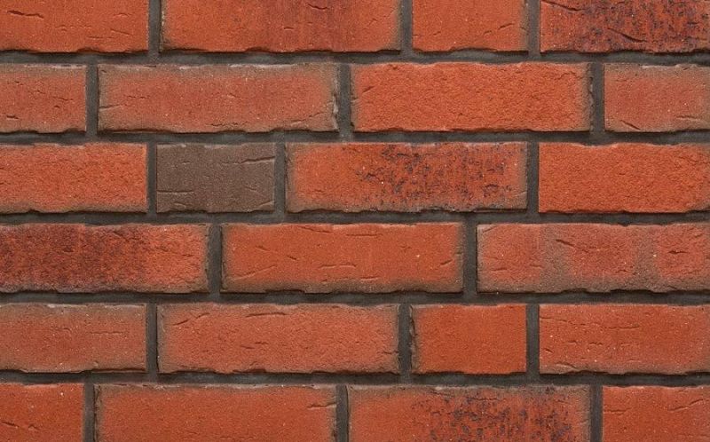Клинкерная облицовочная плитка ручной формовки Feldhaus Klinker NF 14 R698 sintra terracotta bario 240*71*14 мм