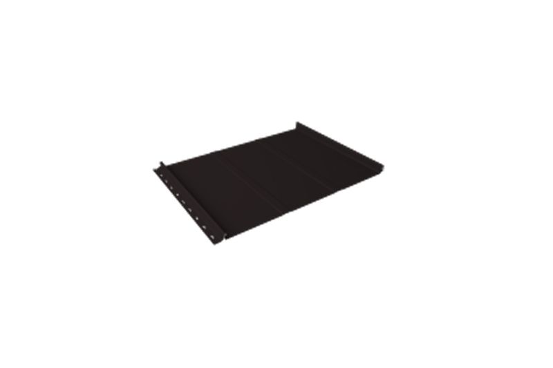 Кликфальц Line Grand Line 0,45 Drap с пленкой на замках RAL 9005 черный