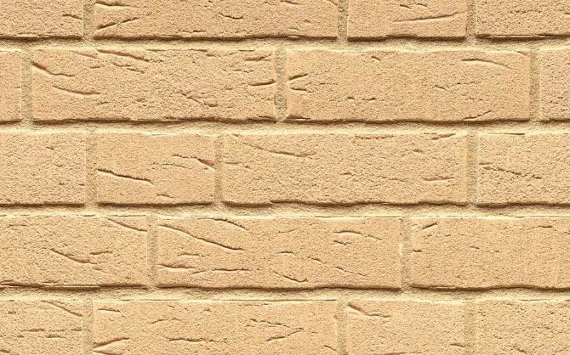 Клинкерная облицовочная плитка ручной формовки Feldhaus Klinker WFD 14 R692 sintra crema, 215*65*14 мм