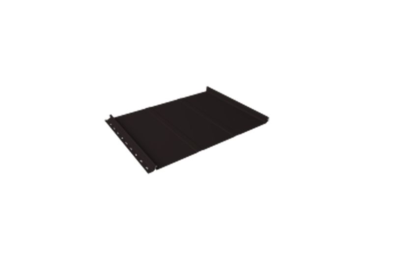 Кликфальц Line Grand Line 0,45 Drap ST с пленкой на замках RAL 9005 черный