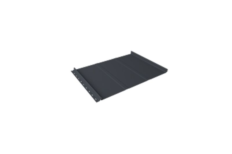 Кликфальц Line Grand Line 0,5 Satin с пленкой на замках RAL 7024 мокрый асфальт