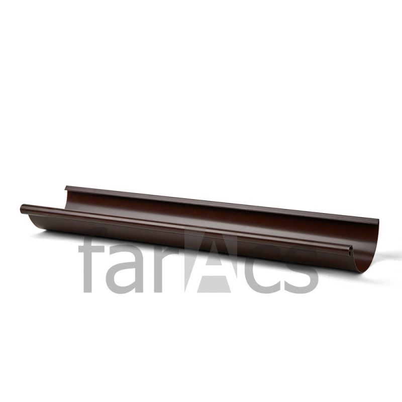 FarAcs СТАЛЬ PREMIUM 125/90 Желоб водосточный L 3м (PLU-RAL 8017)