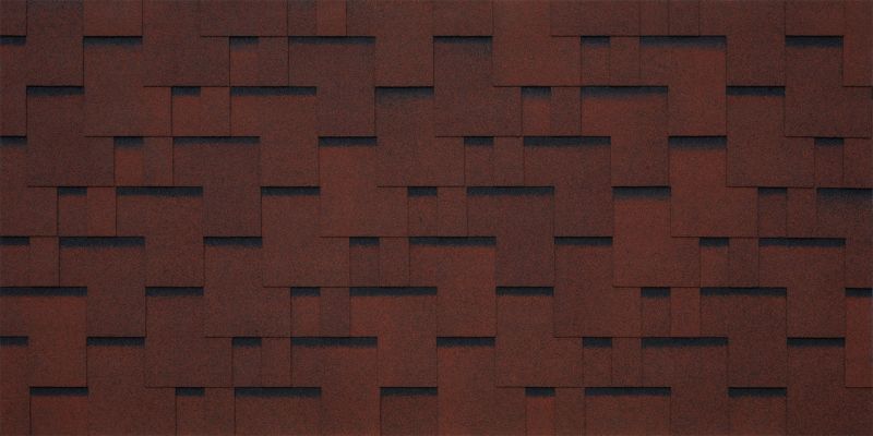 Гибкая черепица Tegola Comfort Sanremo Rosso 402