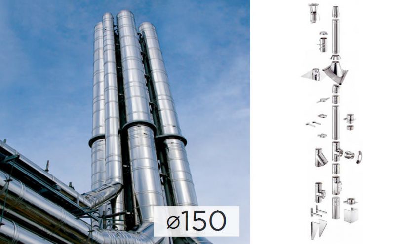 Дымоходная система Schiedel SCHIEDEL ICS 50 из нержавеющей стали D 150 мм