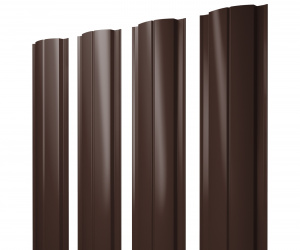 Штакетник Полукруглый Slim 0,5 PurPro Matt 