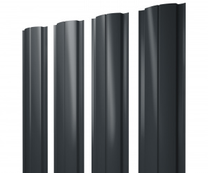 Штакетник Полукруглый Slim 0,5 Rooftop Matte 