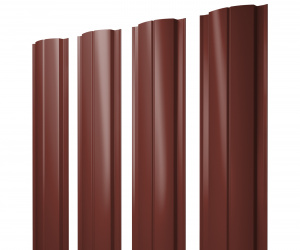 Штакетник Полукруглый Slim 0,5 Velur