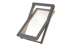Мансардное окно Велюкс КОМФОРТ Дерево GZL PK08 1051, 94х140